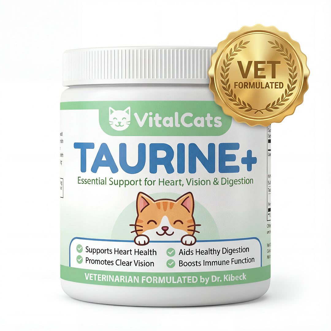 Reverse the Silent Deficiency Before It's Too Late with VitalCats™ Taurine+ Supplement