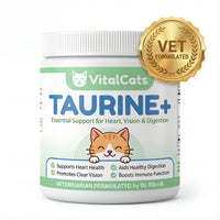 Reverse the Silent Deficiency Before It's Too Late with VitalCats™ Taurine+ Supplement