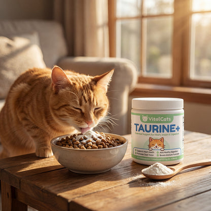 Reverse the Silent Deficiency Before It's Too Late with VitalCats™ Taurine+ Supplement