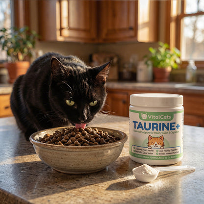 Reverse the Silent Deficiency Before It's Too Late with VitalCats™ Taurine+ Supplement