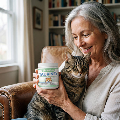 Reverse the Silent Deficiency Before It's Too Late with VitalCats™ Taurine+ Supplement