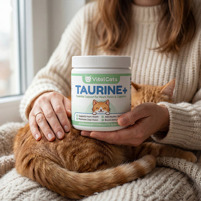 Reverse the Silent Deficiency Before It's Too Late with VitalCats™ Taurine+ Supplement